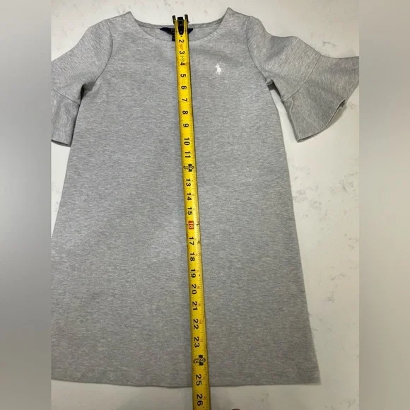 Ralph Lauren Gray Sheath Dress with Bell Sleeves - Picture 10 of 11